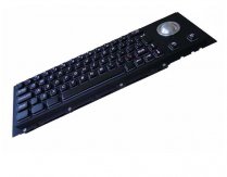 Iwill 63CA-TB-B Tastatur m/trackball for innfelling - IP65 / Vandalsikkert