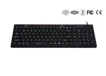 Iwill SKB-85 Tastatur m/backlight - IP65 - IP68 - Silikon