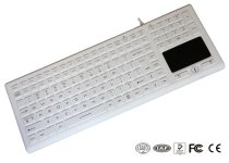 Iwill SKB-FN110 Tastatur m/glidepad og backlight - IP65 - IP68 - Silikon