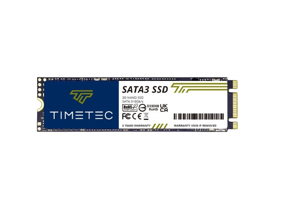 Timetec M.2 256B SSD (550/500) SATA 6GBS 80mm