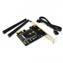 Iwill M.2 to PCI-E 1X m/2 x antenner