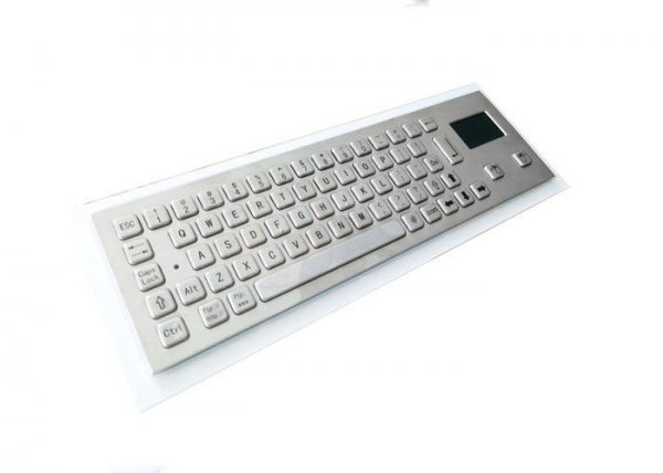 Iwill 64A-TP Industri Tastatur m/touchpad for innfelling - IP65 / Vandalsikkert