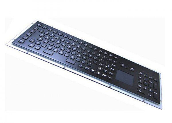 Iwill FN103-TP-B Industri Tastatur m/touchpad for innfelling - IP65 / Vandalsikkert