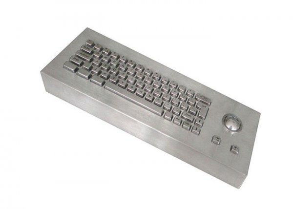 Iwill 63C-TB-DT Industri Tastatur m/trackball - IP65 - IP67 / Vandalsikkert