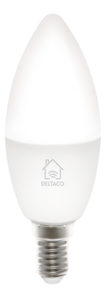 Deltaco Smart Home Led - E14 pære m/WiFi 2.4GHz