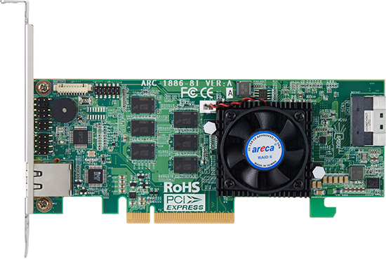Areca ARC-1886-8i (1 x SFF-8654) SAS PCI-E 4.0 12GB/s