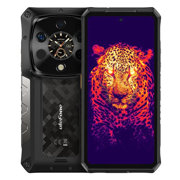 Ulefone Armor 28 Ultra Thermal 5G 6.67" FHD+ 2400x1080 IPS Android - Sort