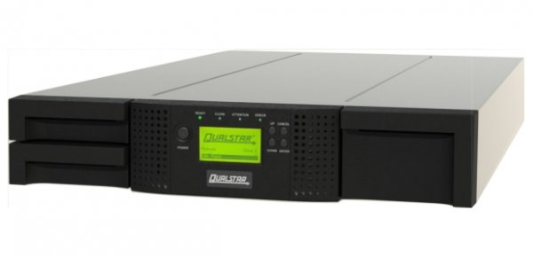 Qualstar Q24 2U 24 x Tape m/LTO-9 stasjon - maks 432/1080TB - SAS