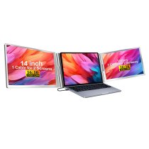 Iwill TriScreen 2 x 14″ LED IPS 1920 x 1200 16:10 USB-C Iwill TriScreen 2 x 14″ LED IPS 1920 x 1200 16:10 USB-C