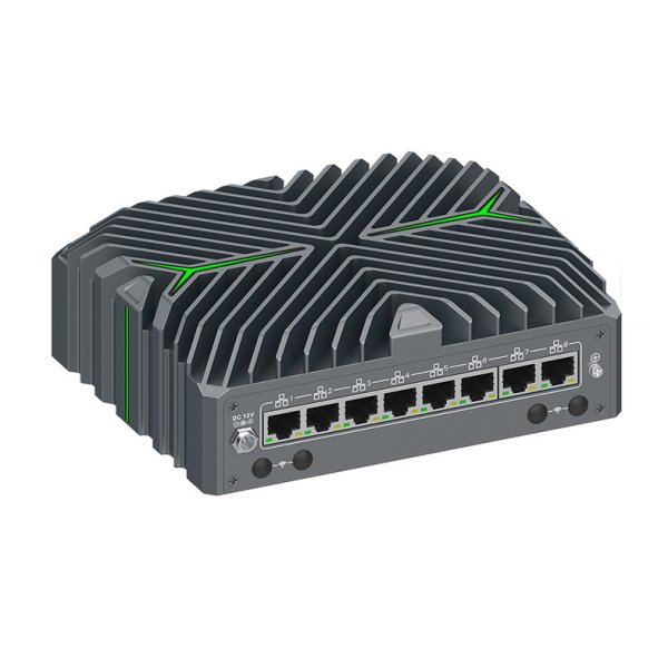 Iwill ecolan Firewall i5 Meteor Lake 8 x LAN - Vifteløs m/vPro